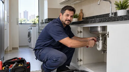 Reforma hidráulica de cozinha